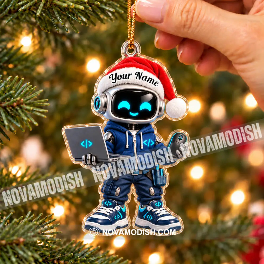 IT Home Decor Christmas Ornament Personalized Ornament - Ornament