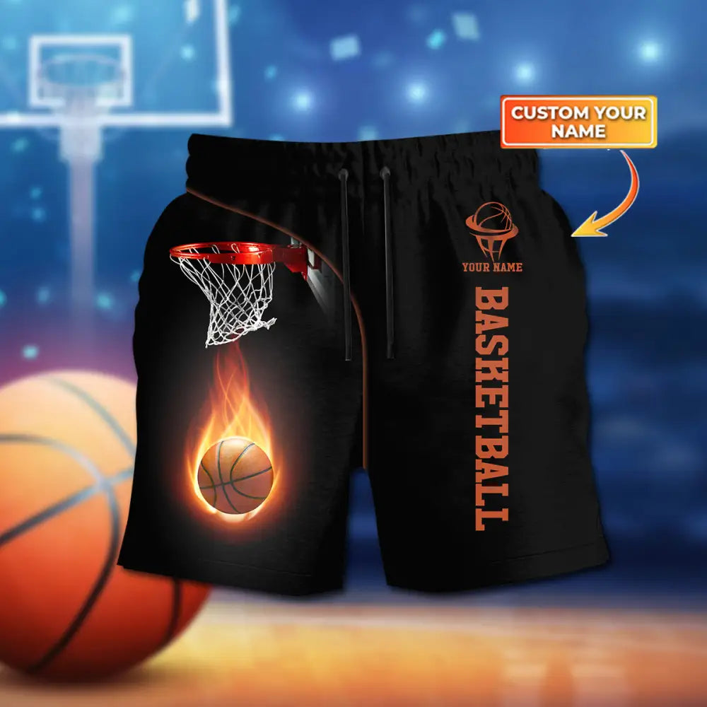 Kids Clothing Custom Name Basketball Tank And Shorts Toddler Top & Matching Short Pants / Youth S