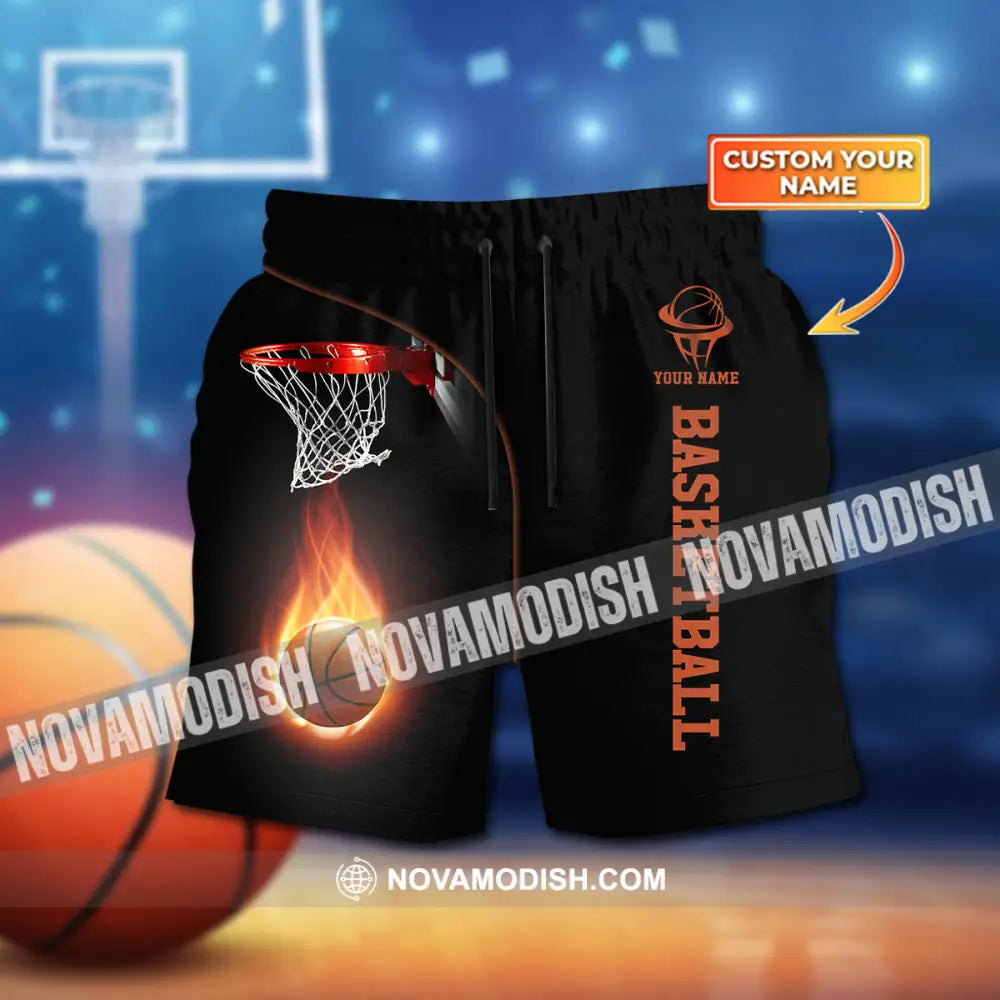 Kids Clothing Custom Name Basketball Tank And Shorts Toddler Top & Matching Short Pants / Youth S