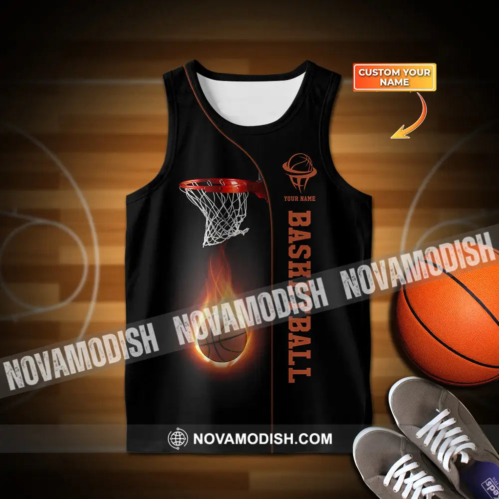 Kids Clothing Custom Name Basketball Tank And Shorts Toddler Top & Matching / Youth S T-Shirt