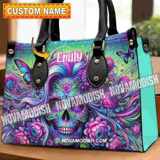 Lady Halloween Personalized Leather Handbag Medium / Pu