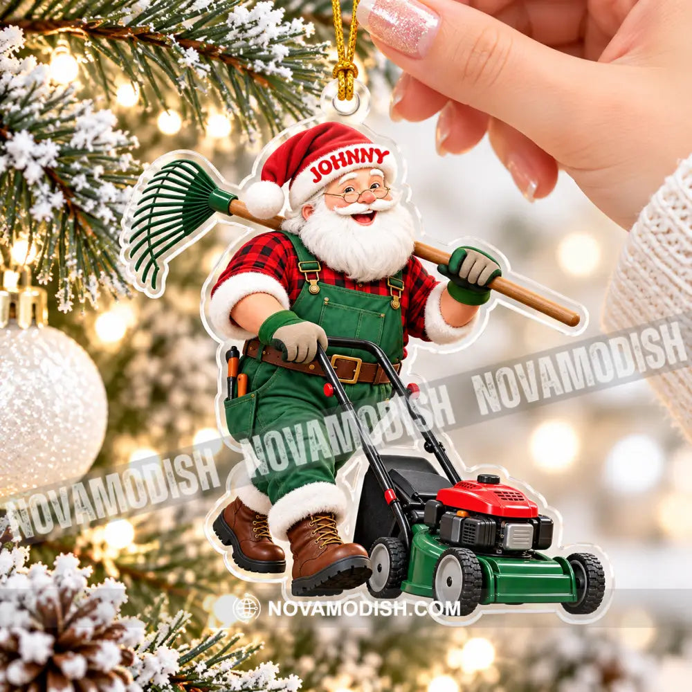 Landscaper Gardener Home Decor Christmas Ornament Personalized Ornament - Ornament