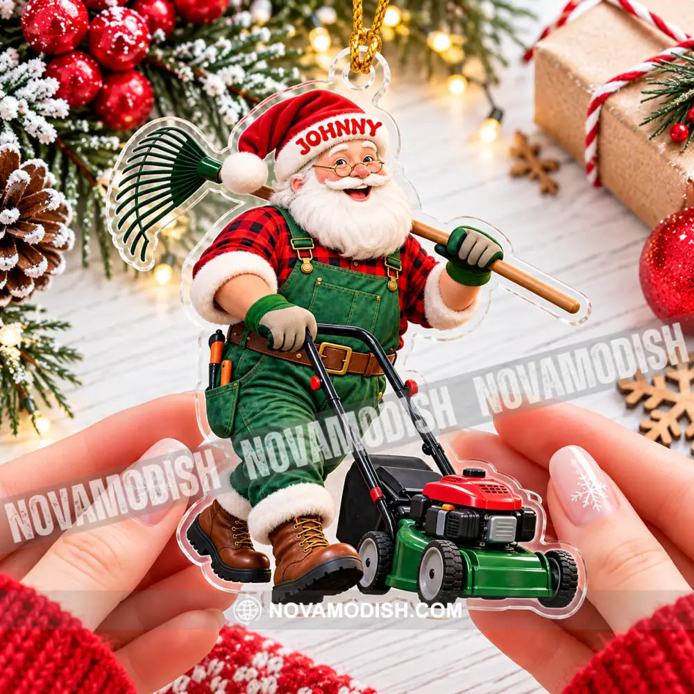 Landscaper Gardener Home Decor Christmas Ornament Personalized Ornament - Ornament
