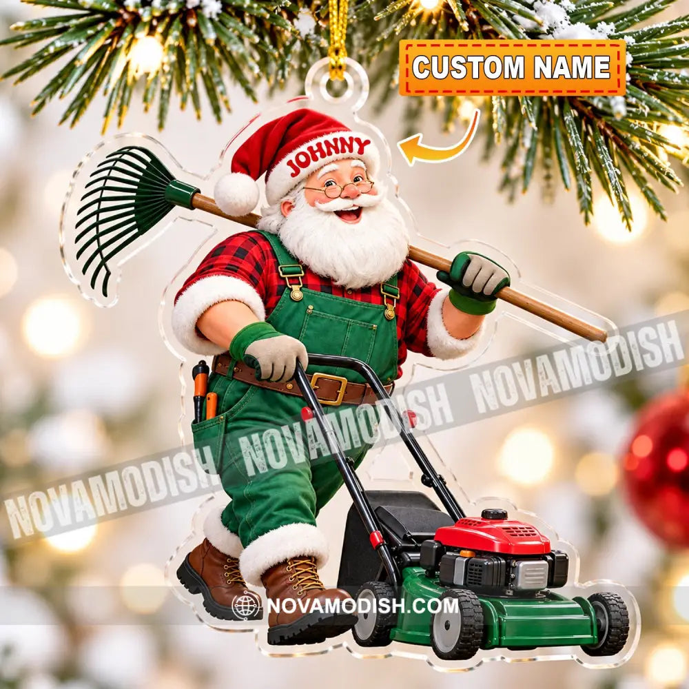 Landscaper Gardener Home Decor Christmas Ornament Personalized Ornament - 3.54’’ / 1 Ornament - Ornament