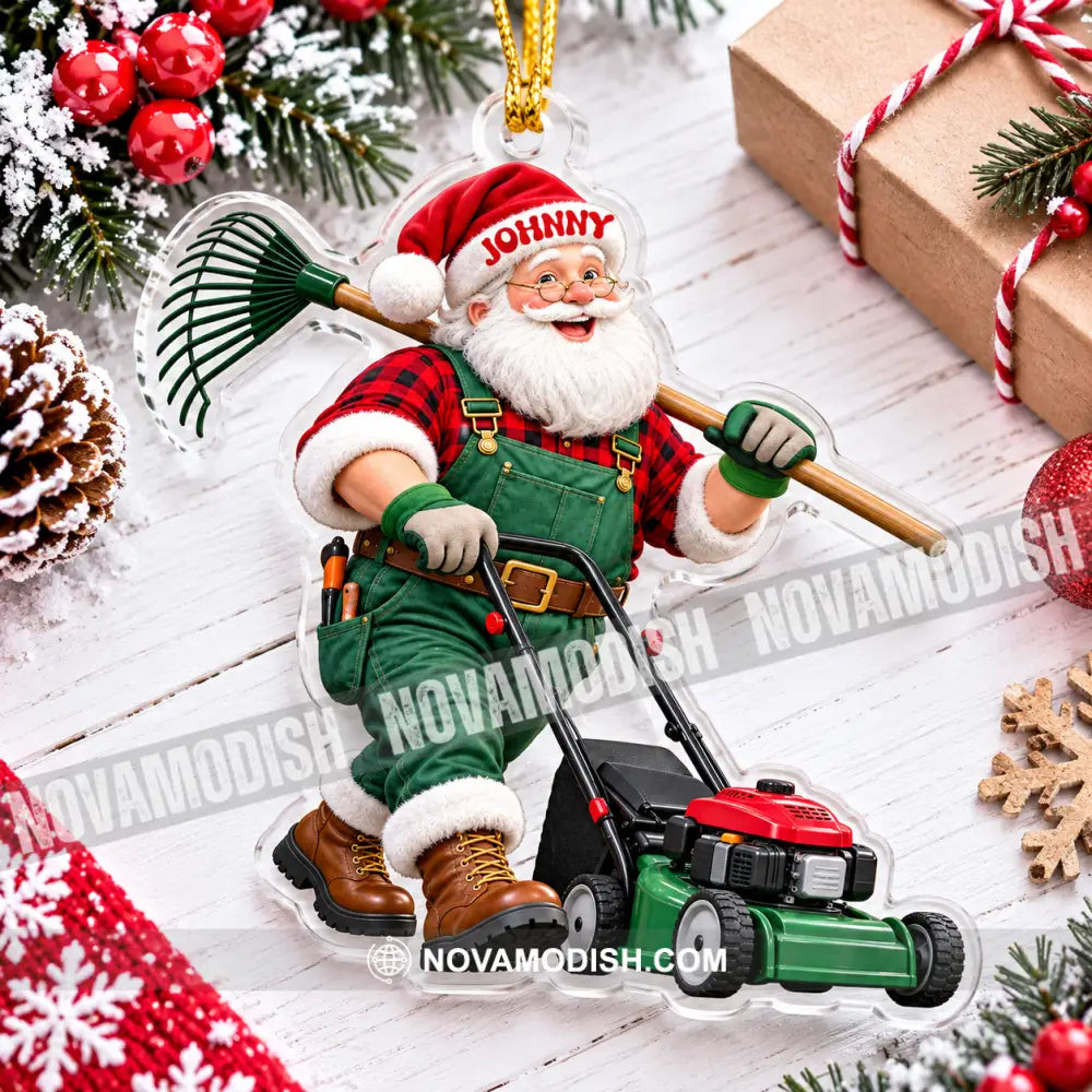 Landscaper Gardener Home Decor Christmas Ornament Personalized Ornament - Ornament