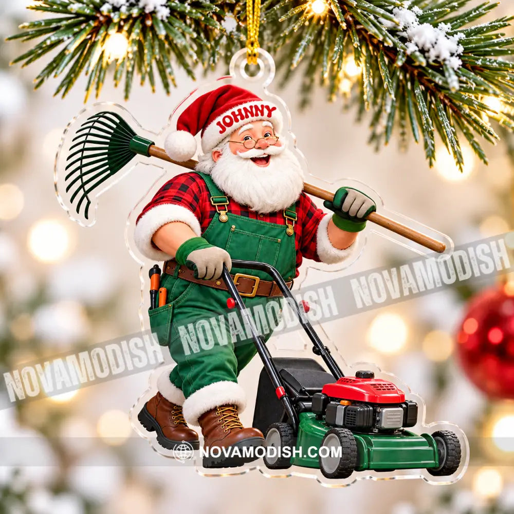 Landscaper Gardener Home Decor Christmas Ornament Personalized Ornament - Ornament