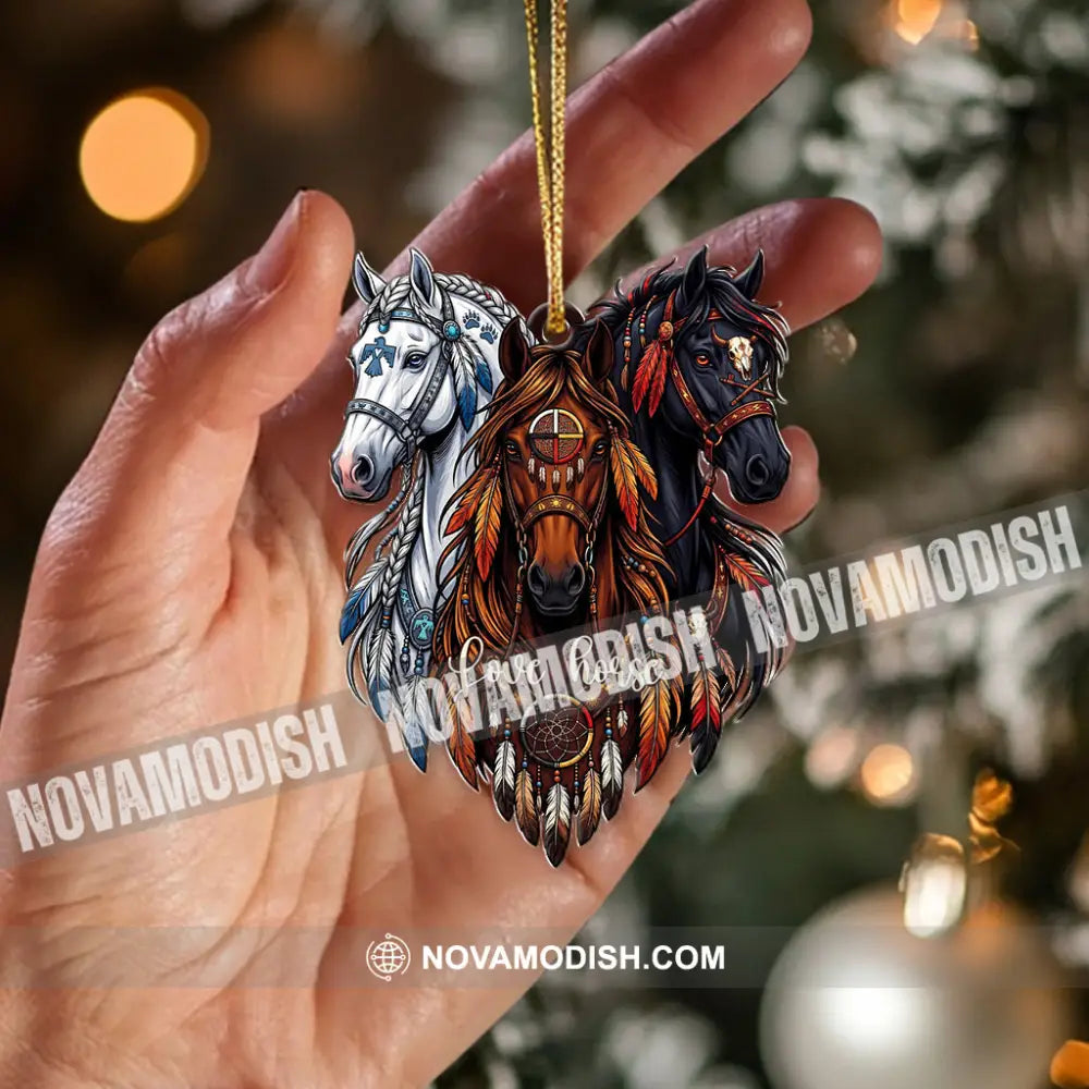Love Horse Home Decor Christmas Ornament - Ornament