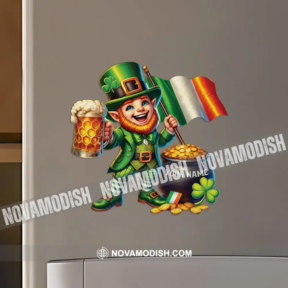 Lucky Patrick’s Day Fridge Magnet - Personalized 3.54’’ / 1 Piece