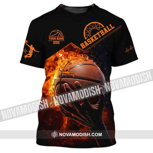 Man Shirt Basketball Custom Name T-Shirt Polo Gift For Player / S