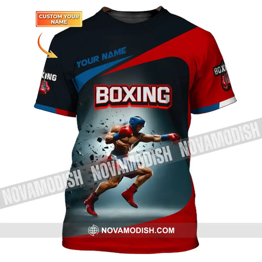 Man Shirt Boxing Custom Name T-Shirt Polo Gift For Lover