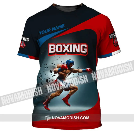 Man Shirt Boxing Custom Name T-Shirt Polo Gift For Lover / S