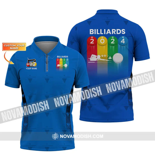 Man Shirt Custom Billiards Polo T-Shirt For Lovers T-Shirt