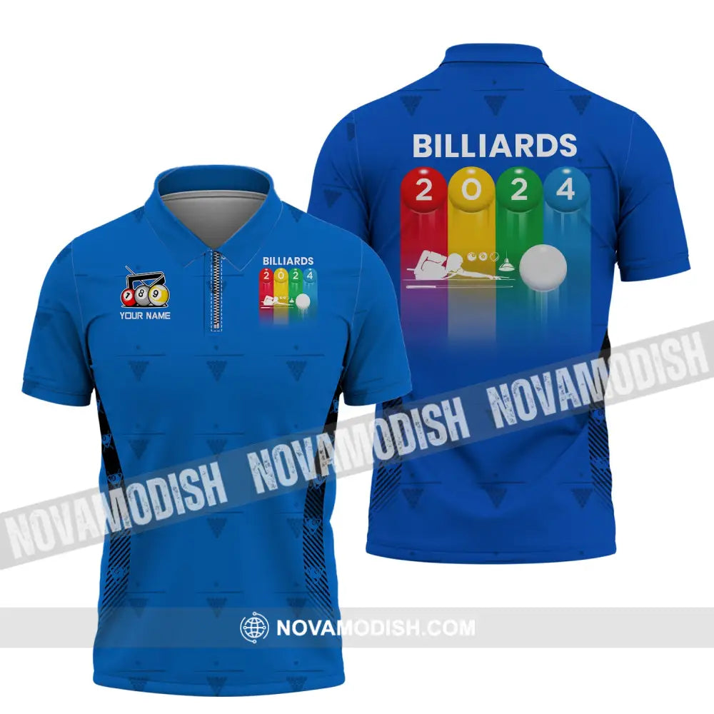 Man Shirt Custom Billiards Polo T-Shirt For Lovers / S T-Shirt