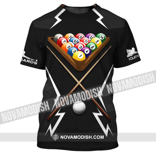 Man Shirt Custom Billiards Polo T-Shirt For Lovers T-Shirt / S