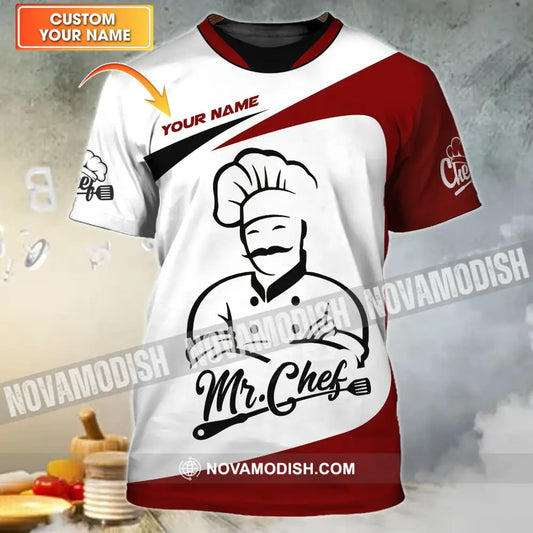Man Shirt - Custom Chef Name T-Shirt Mr.Chef Shirt T-shirt