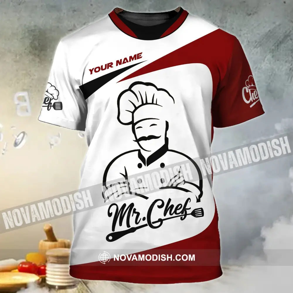 Man Shirt - Custom Chef Name T-Shirt Mr.Chef Shirt T-shirt
