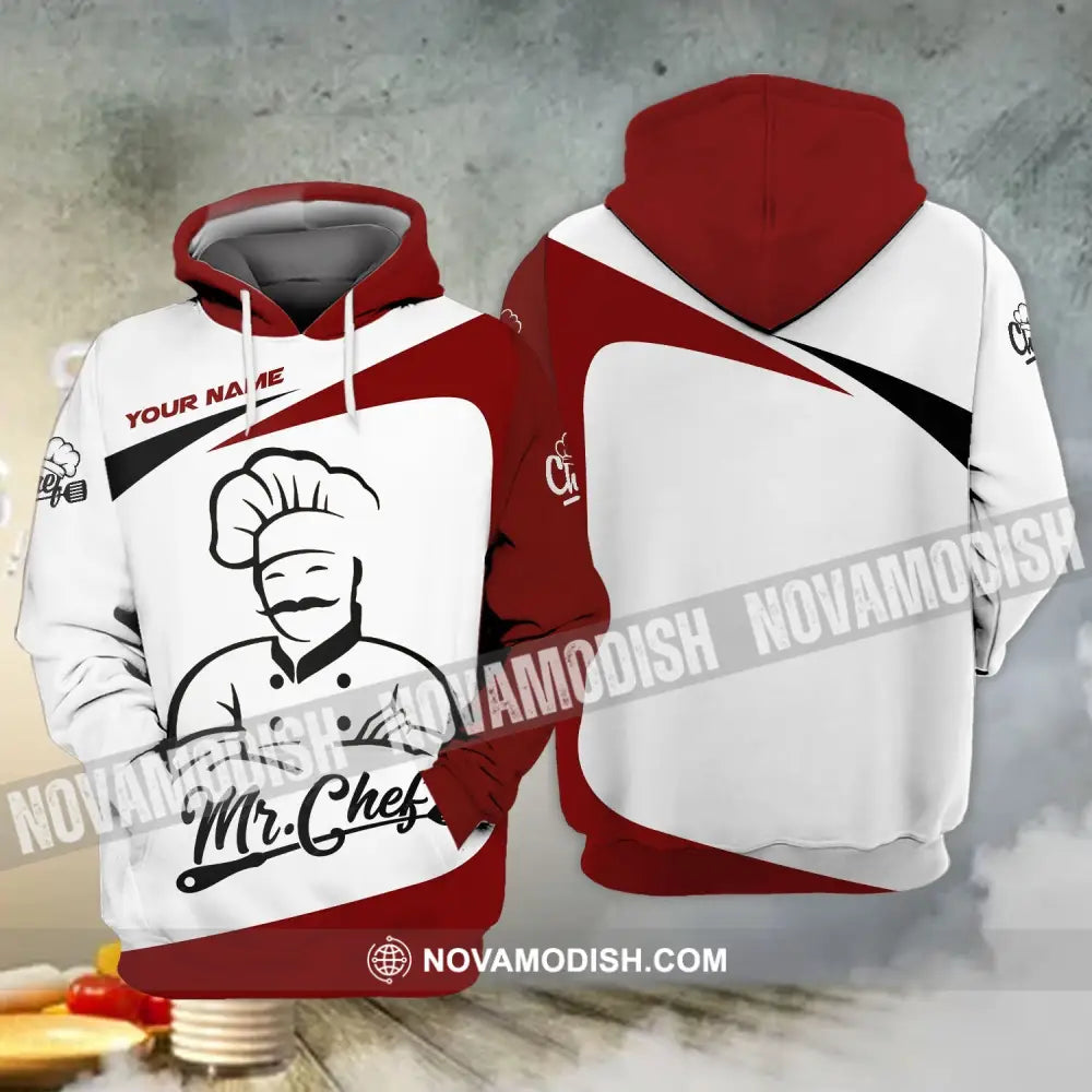 Man Shirt - Custom Chef Name T-Shirt Mr.Chef Shirt Hoodie / S T-shirt