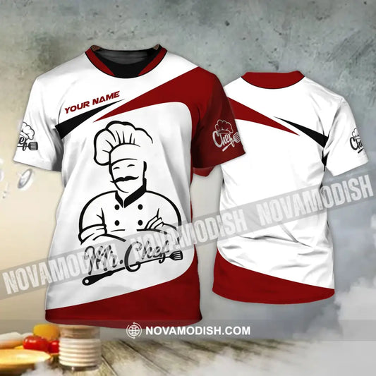 Man Shirt - Custom Chef Name T-Shirt Mr.Chef Shirt T-Shirt / S T-shirt