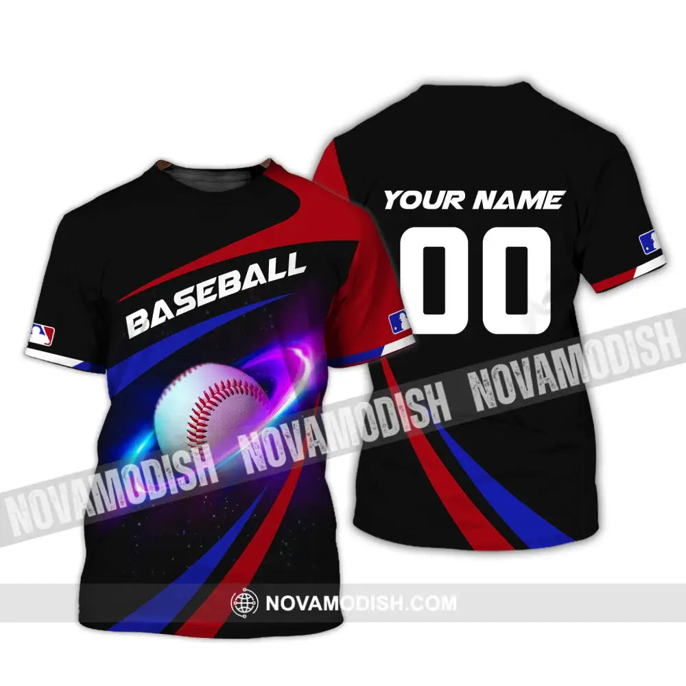 Man Shirt Custom Name And Number Baseball T-Shirt Gift For Player / S