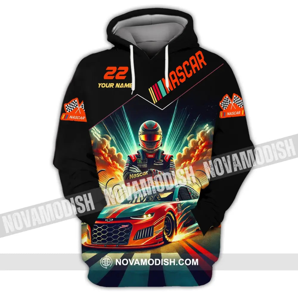 Man Shirt Custom Name And Number Nascar Hoodie Polo Long Sleeve / S T-Shirt