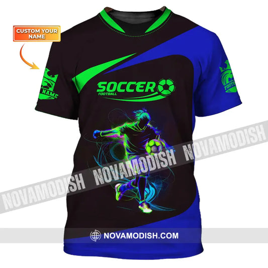 Man Shirt Custom Name And Number Soccer Gift For Lover T-Shirt