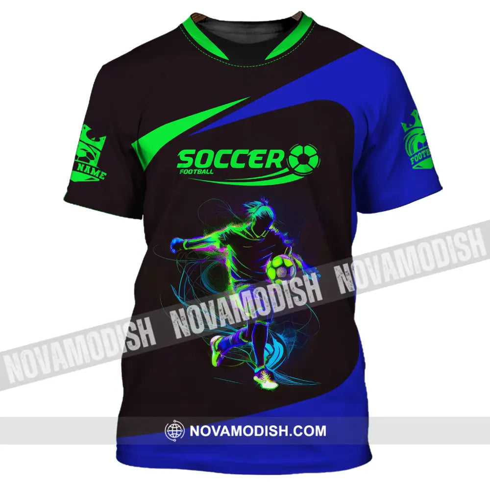 Man Shirt Custom Name And Number Soccer Gift For Lover T-Shirt / S