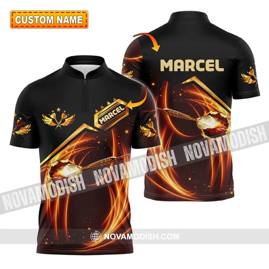 Man Shirt Custom Name Archery Polo Archer Hoodie Long Sleeve T-Shirt Gift For Lovers