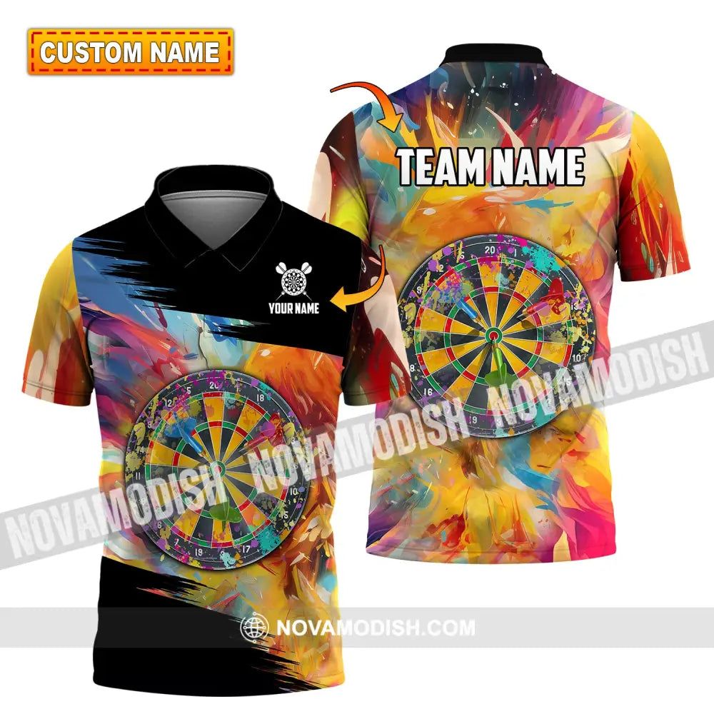 Man Shirt Custom Name Archery Polo Archer Hoodie Long Sleeve T-Shirt Gift For Lovers