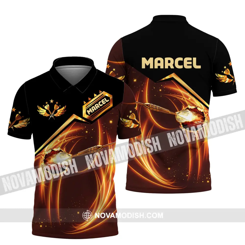 Man Shirt Custom Name Archery Polo Archer Hoodie Long Sleeve T-Shirt Gift For Lovers / S