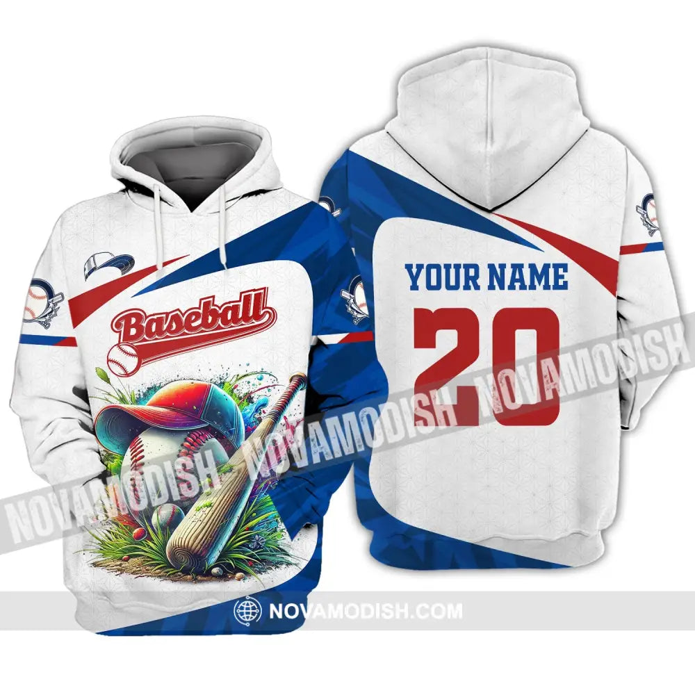 Man Shirt Custom Name Baseball Team T-Shirt Hoodie Long Sleeve Lover Apparel / S T-Shirt