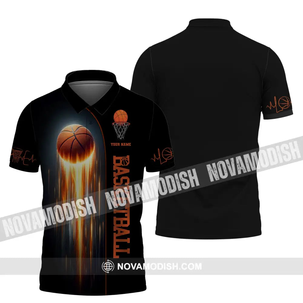 Man Shirt Custom Name Basketball Polo Gift For Player / S T-Shirt