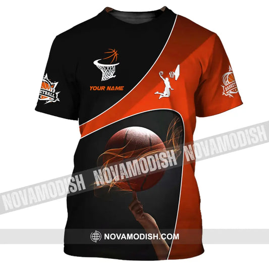 Man Shirt Custom Name Basketball T-Shirt Player Gift For Lover / S