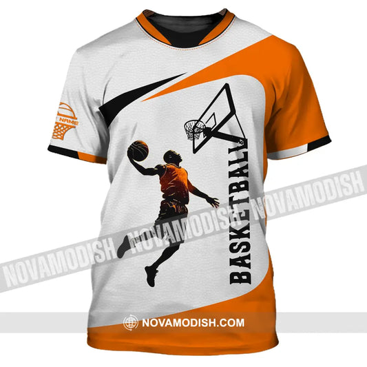 Man Shirt Custom Name Basketball T-Shirt Polo Gift For Player / S