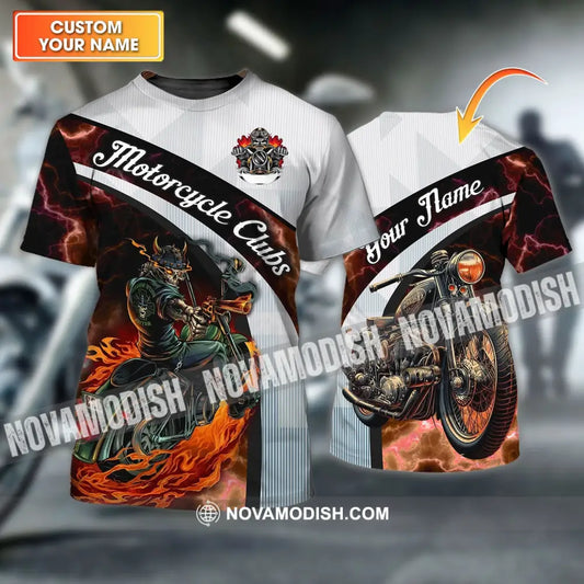 Man Shirt - Custom Name Biker Gang T-Shirt - Motorcycle Club - Skull Shirt T-shirt