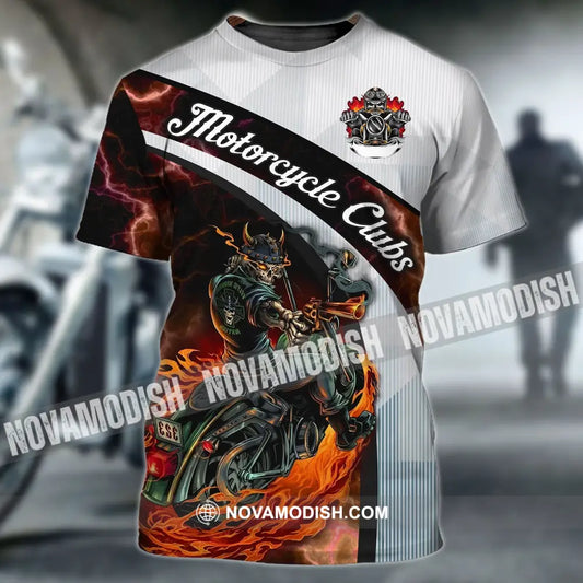Man Shirt - Custom Name Biker Gang T-Shirt - Motorcycle Club - Skull Shirt T-Shirt / S T-shirt