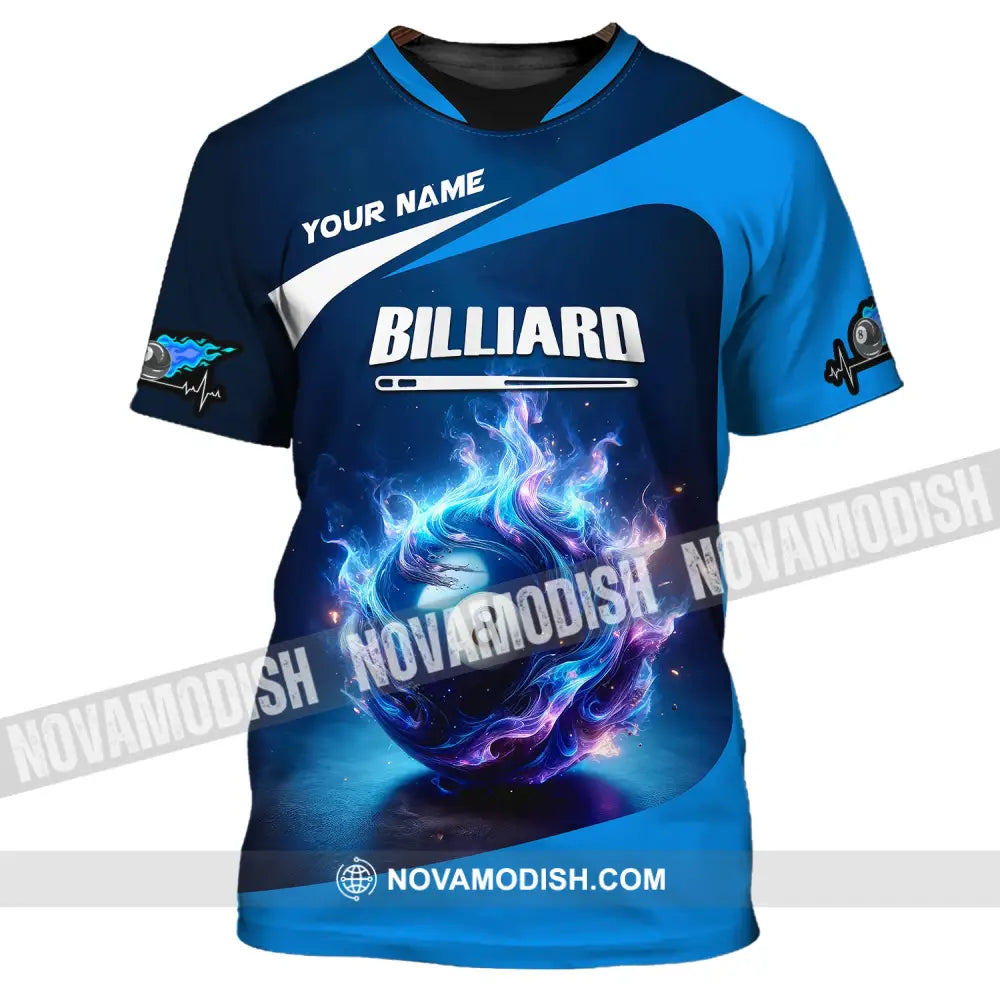 Man Shirt Custom Name Billiards All Star For Players T-Shirt / S