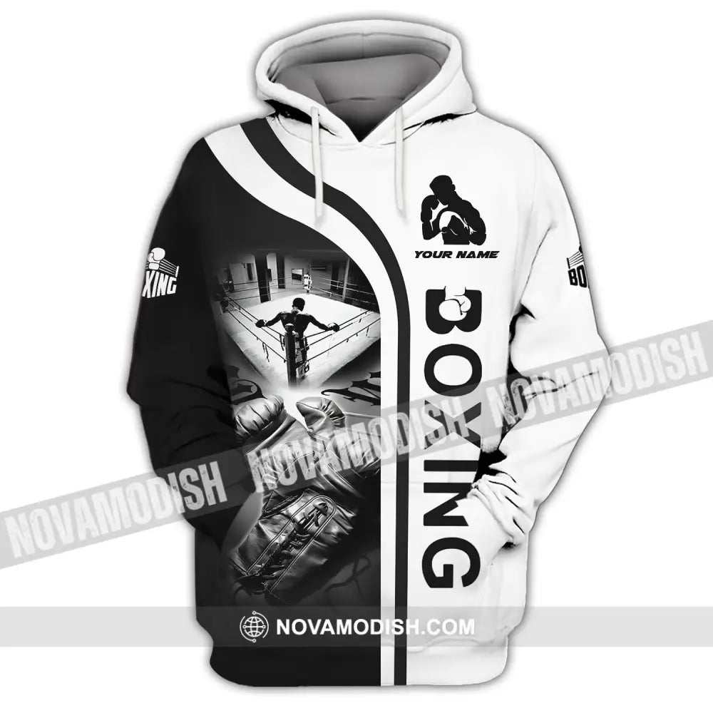 Man Shirt - Custom Name Shirt - Boxing Lover Shirt Hoodie / S T-shirt