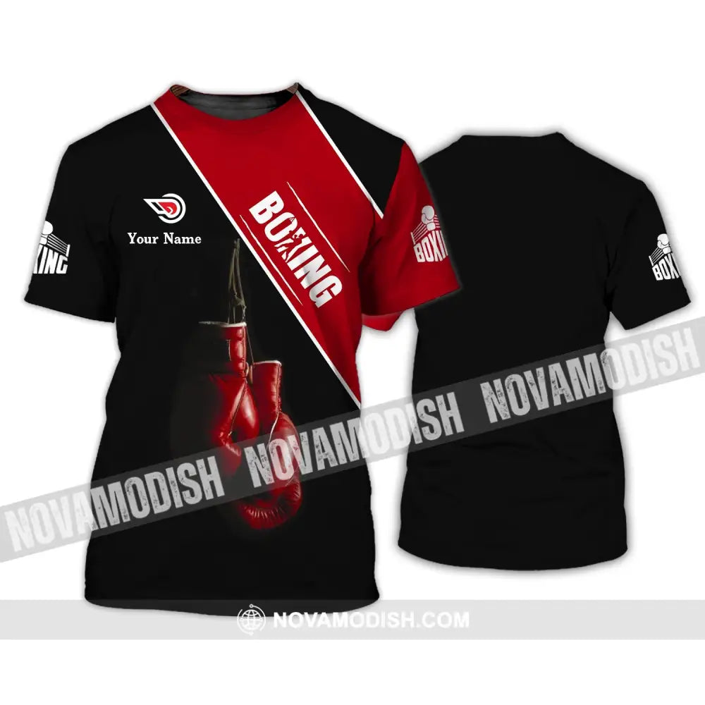 Man Shirt - Custom Name Shirt - Boxing Lover Shirt T-Shirt / S T-shirt