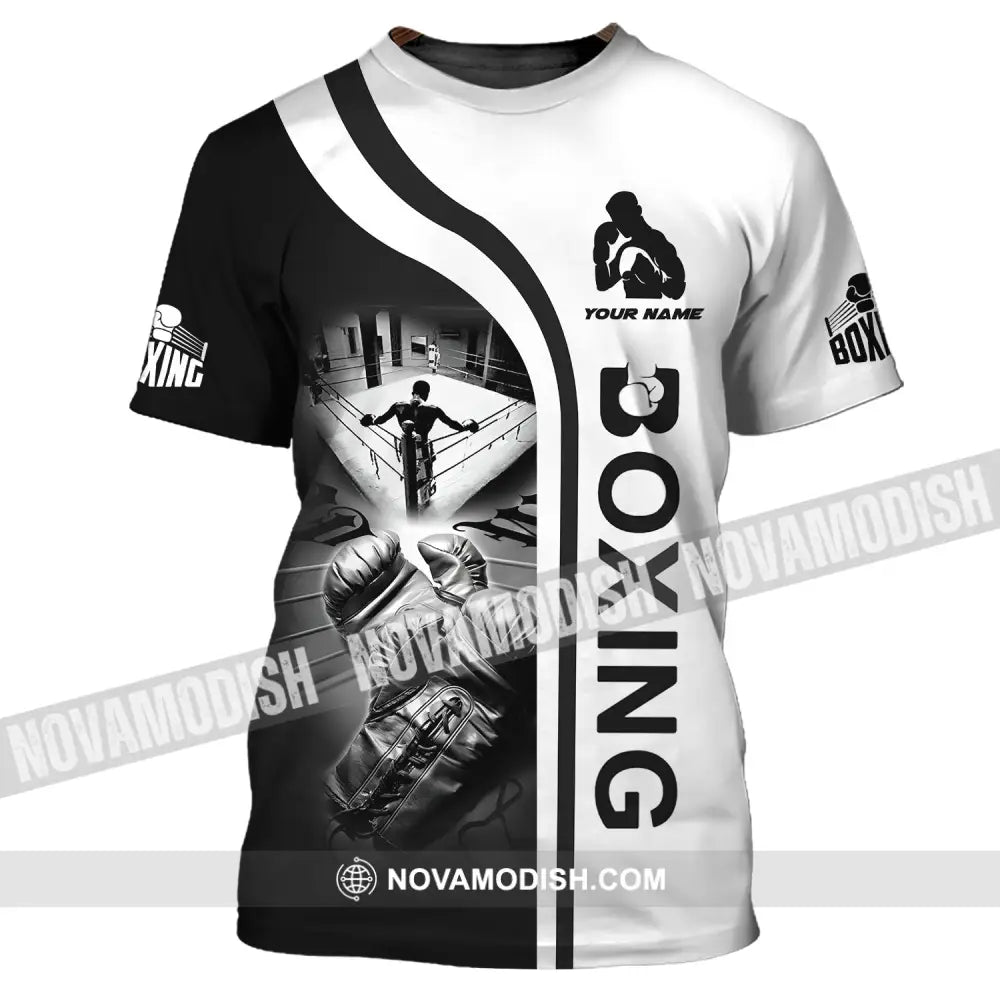 Man Shirt - Custom Name Shirt - Boxing Lover Shirt T-Shirt / S T-shirt