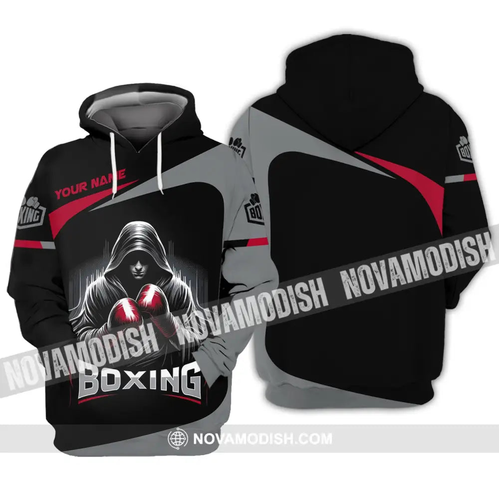 Man Shirt Custom Name Boxing Polo Hoodie Gift For Lover / S T-Shirt