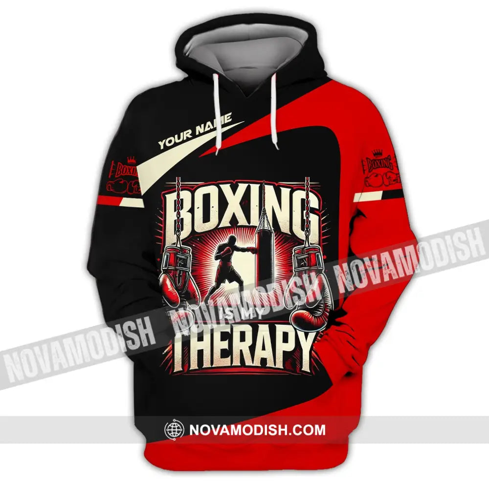 Man Shirt Custom Name Boxing T-Shirt For Club Gift Lovers Hoodie / S T-Shirt