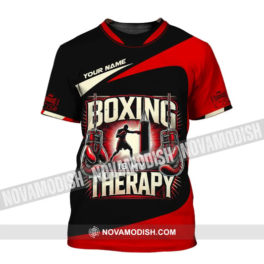 Man Shirt Custom Name Boxing T-Shirt For Club Gift Lovers / S T-Shirt