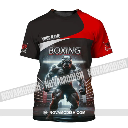 Man Shirt Custom Name Boxing T-Shirt For Club Gift Lovers / S T-Shirt