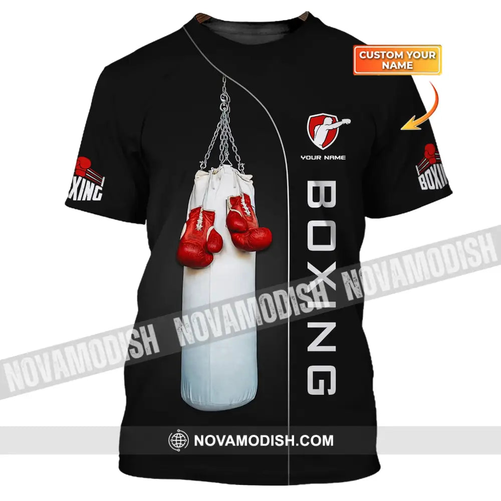 Man Shirt Custom Name Boxing T-Shirt Hoodie Polo Gift For Lover