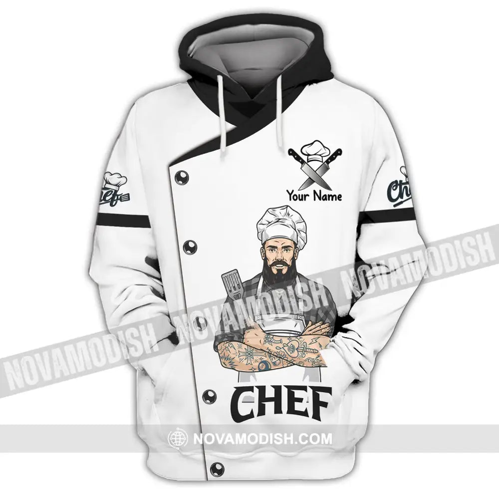 Man Shirt Custom Name Chef T-Shirt Apparel Hoodie / S T-Shirt