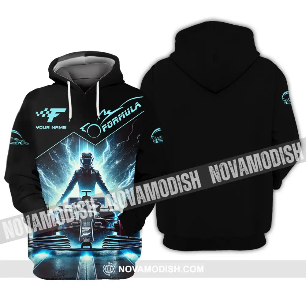 Man Shirt Custom Name Formula One F1 T-Shirt Hoodie Long Sleeve / S T-Shirt