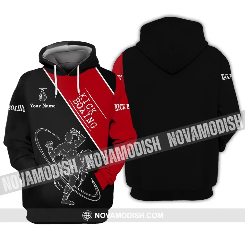 Man Shirt - Custom Name Shirt - Kick Boxing Shirt Hoodie / S T-shirt