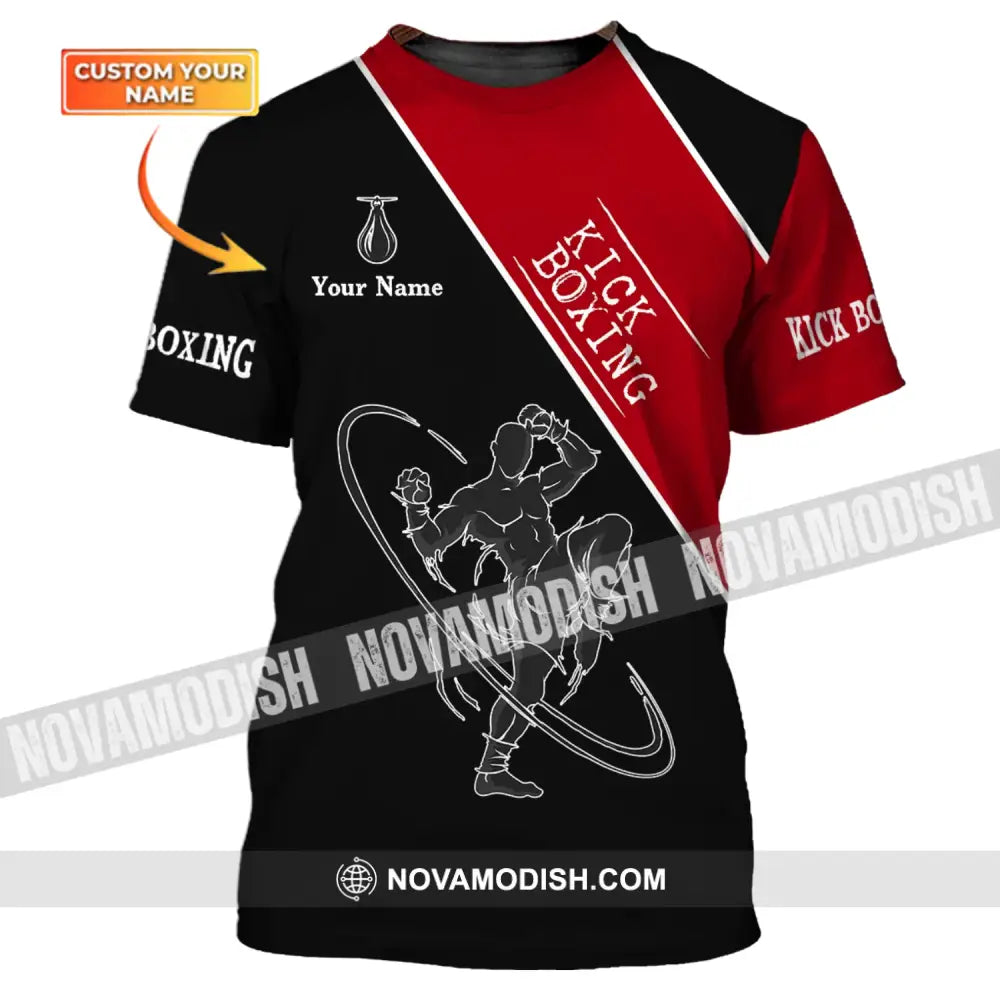 Man Shirt - Custom Name Shirt - Kick Boxing Shirt T-shirt