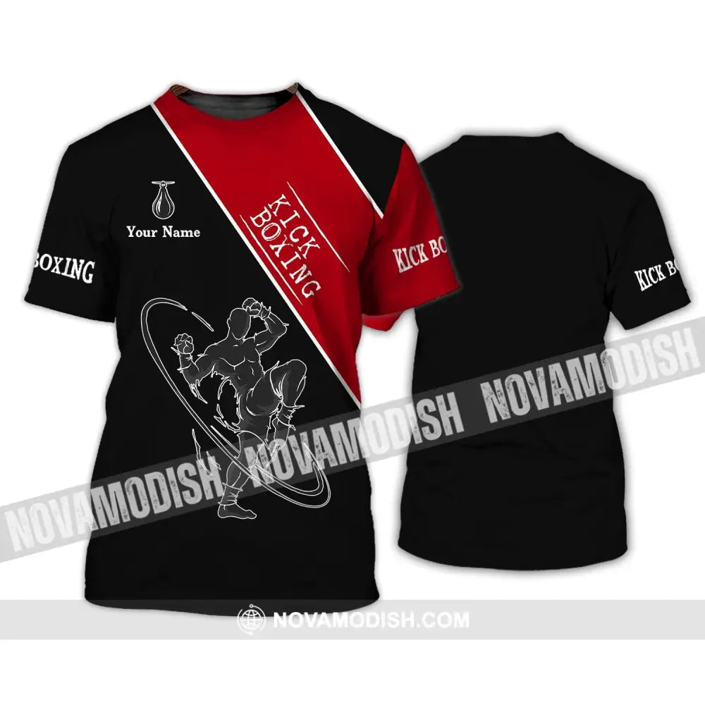 Man Shirt - Custom Name Shirt - Kick Boxing Shirt T-Shirt / S T-shirt