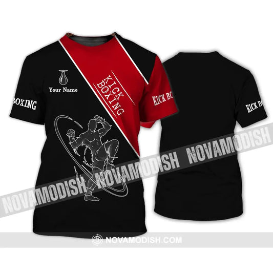 Man Shirt - Custom Name Shirt - Kick Boxing Shirt T-Shirt / S T-shirt